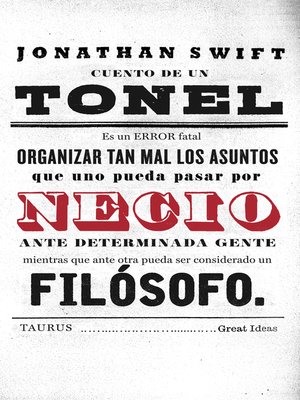 cover image of Cuento de un tonel (Serie Great Ideas 36)